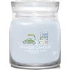Yankee Candle Candela profumata Signature | Candela in barattolo medio con doppio stoppino, candela a combustione lunga in miscela di cera di soia, regalo perfetto per donne