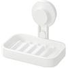 IKEA Tisken - Portasapone con ventosa, colore: Bianco