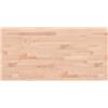 vidaXL Piano Tavolo 80x40x1,5cm Rettangolare Legno Massello Faggio