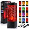 ChaneeHann 23cm Lava Lamp Grande con Telecomando, 7 Colori Lampada Lava per Bambini e Adulti, Silenziosa, Sigillata, Decorazione Camera, Regalo Natale, Capodanno