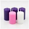 COSE DA CASA Set 5 Candele dell'Avvento in Cera colorata 3Viole 1Rosa 1Bianca | Tradizione Natalizia, Ceri Liturgici Centrotavola Decorativo Casa D.5cm H10cm