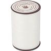 Tiiyee Filo Cerato, Cordoncino Cerato Cucire Pelle da 0,45 Mm Riparazione Scarpe Rilegatura Libri Fai Corda Piatta Progetti Cucitura Poliestere Rivestito Bracciali Impiegh Per Artigianale (Bianco)