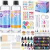 UBBOY Resina Epossidica Trasparente Kit Principianti 512ml - Rapporto 1:1 Colla Resina Epoxy con Indurente per Creazione Gioielli Fai da Te,Decorazioni, Resina per Creazioni