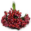 GIVBRO 24pcs Stami Fiore di Natale Pistillo Floreale Centro Decorazione per Simulazione Fiore Nylon Calze Fiore Fare Accessori (#C)