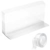 AMONENZ 10 Pezzi Divisori per Armadio Interno, 25 x 4 x 12 cm Separatori per Armadio, Trasparente Divisori per Borse, Multiuso Divisorio per Scaffali, per Armadi, Guardaroba, Cassetti