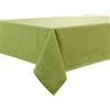 BALCONY & FALCON Tovaglia in verde avocado 140 x 240 cm, idrorepellente, con effetto lino | Rettangolare, senza stiratura, lavabile, ristorante, cucina, tavolo, festa, esterno, Natale, Capodanno, caffè, giardino
