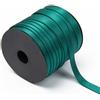 Blausky 10 mm x 10 m di elastico per cucito, nastro elastico piatto, elastico per pantaloni, nastro morbido per cucito, accessori per il cucito per reggiseno, vestiti, cintura fai da te, verde scuro