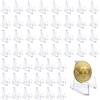 Pretify 50 Pezzi Portavalute, Espositore trasparente mini cavalletto in plastica acrilica