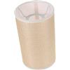 Operitacx Paralume Tamburo Cilindrico in Tessuto Beige Paralume Piccolo Per Lampada Da Tavolo Copertura Per Lampade Da Interno