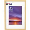 wyewye Cornice portafoto in legno A3, dimensioni esterne (44,5 x 32,2 cm), per stampa di certificati, poster, illustrazioni, acrilico (senza vetro), cornice per foto unicamente da appendere alla parete,