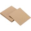 QUARKZMAN 40pz Carta Kraft, 10 x 10 cm Fogli di Cartoncino Kraft Ritagli di Cartoncino Kraft per Forniture Artistiche, Origami, Creazioni di Carta, Marrone