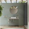 DEGHI Mensolone bagno 3,8 h sospeso 110 cm in legno argilla - Plain