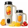 MeYuxg Frullatore portatile da 550 ml, piccolo frullatore con manico, macchina per frullati, ricaricabile tramite USB, per ufficio, campeggio, palestra e viaggi, crema