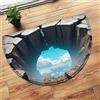 AVSMGP F,50x80cm/ 1'8x2'7,AVSMGP Zerbino Per Ingresso Interno Ed Esterno, Tappeto Con Effetto Illusione Ottica 3D Tappetino Con Effetto Crepa Nel Terreno Per Interni/Esterni, Soggiorno, Camera Letto