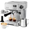 HIBREW H10 Macchina per Espresso Personalizzabile, Gruppo 58 mm | One-Touch Commutazione Temperatura Vapore-Estrazione, Scarico Pressione & Risciacquo Automatici, Corpo Acciaio Inox