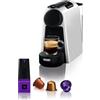 Nespresso De'Longhi Nespresso Essenza Mini - Macchina da Caffè Automatica, Macchina a Capsule per una Sola Tazza, Set di Benvenuto Incluso, Design Compatto, Pressione 19 Bar, 1150W, Argento (EN85.S)