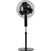 Dimensione Elettronica S.R.L. SUNNY Termoventilatore a Colonna 2000W con Telecomando, Ventilatore 3 Velocità, Termoventilatore, Oscillazione, Resistenza in Carbonio, 3 Pale, Base Rotonda, Altezza Regolabile 112-123 cm