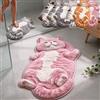 Generic Tappeto a Forma di Gatto, Tappetino da Comodino per Gatti a Forma di Gatto | Tappeto Morbido in Peluche per Ingresso, Comodino e Angoli Decorativi Interni, Pezzo Singolo Decorativo