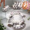 Generic Tappeto a Forma di Gatto, Tappetino da Comodino per Gatti a Forma di Gatto | Tappeto Morbido in Peluche per Ingresso, Comodino e Angoli Decorativi Interni, Pezzo Singolo Decorativo