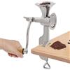 AWAOVV Utensile da cucina classica in acciaio pieno di semi di papavero grano Mano a mano e Macinaspezie