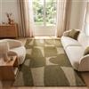 TAPISO Relievo Tappeto Pelo Medio Effetto Geometrico Oliva 200 x 300 cm | 100% Polipropilene, altezza pelo 16 mm, tessuto
