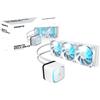 GIGABYTE EAGLE 360 ICE Sistema di Raffreddamento a Liquido per CPU - 3x120mm Ventole ARGB, display LCD a colori, DAISY-CHAIN,