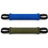 Gnovldg 2 Pezzi Manicotto per Cani, 30cm in Nylon, con Due Anelli, Robusto | Giocattolo per Cani Salsiccia, Giocattolo Interattivi per Canis per l'Addestramento o per il Gioco, Blu e Verde