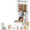 FamiEver Distributore automatico di cibo per animali domestici a gravità, capacità 1.134 g, alimentatore automatico per gabbia, ciotola per mangime per piccoli animali, gatti, furetti, porcellini d'India