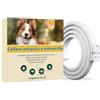 Asticers Collare Antiparassitario per Cani, Antiparassitario Collare Antipulci cane per Tutti i Tipi di Cani, Regolabile Impermeabile, 12 Mesi di Efficacia Protezione, 65cm Taglia Unica (65cm)