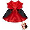 BTACGWP Mantello Vampiro, 1 Pezzo Costume Halloween Con Ali Pipistrello Per Cane E Gatto, Taglio Ergonomico Antitrave, Tessuto Morbido Che Elimina Lo Stress Per Feste Sicure