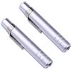 pranovo 2 x portagesso in lega di alluminio per insegnanti, con clip per gessetti, colore argento