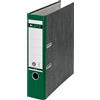 Leitz Registratore a leva Leitz 180° A4 commerciale, dorso 8 cm, 500 fogli, verde | Meccanismo a leva; capacità 500 fogli A4;Maneggevole e robusto; Etichetta personalizzabile; Organizzazione