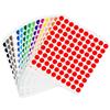 JEFURE Bollini Adesivi Colorati, 1500 Pezzi, 10 mm, 15 Colori | Etichette Adesive Rotonde, Punti Rotondi per Marcatura a Colori, per DIY, Ufficio, Scuola, Casa