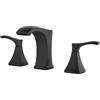 Pfister Venturi LF049VNBB - Rubinetto per lavabo da bagno, 20,3 cm, 2 maniglie, 3 fori, finitura nera opaca