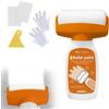Hojalis Spazzola A Rullo Per Riparazione Pareti, 500g Roller Paint Bianco, 2 In 1roller Paint Bianco, Pittura Rullo Per RiparazionePareti, Er Riparazione Pareti Per Macchie, Crepe, Graffiti, Graffi