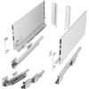 SOTECH Sistema di cassetti SLIM con Push to Open bianco, altezza 199 mm | profondità 400 mm, portata fino a 35 kg di da 13 mm