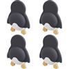 TERNCOEW Anti collisione Frigorifero Porta Posteriore Adesivo Paraurti In Gomma Morbida Paraurti 14mm Spessore Protector Facile da Usare Protezione Spessa
