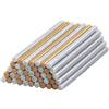 AGT 50 stick di colla a caldo per pistola, 11 x 200 mm, oro e argento glitter