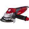Einhell Smerigliatrice angolare TE-AG 125/750 Kit | 750 W | Blocco mandrino | Regolazione rapida | Disco da taglio diamantato | Protezione per disco da taglio | Valigetta