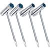 ChAusa 4 Pezzi Chiave Combinata 13 mm x 19 mm Chiave a T Set Chiavi Inglesi,Chiave per Motosega,Chiave per Candele per Motoseghe,Tosaerba da Giardino,Motociclette Leggere,Spazzole Frese