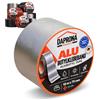 DAPRONA Nastro butilico impermeabile 10m x 75mm alluminio | Nastro sigillante, nastro di riparazione, nastro di tenuta per finestre e grondaie, impermeabile, resistente al calore