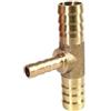 XUXPFJ Raccordo for tubo flessibile con attacco a T da 4 mm, 5 mm, 6 mm, 8 mm, 10 mm, 12 mm, 14 mm, 16 mm, riduzione a T, raccordo for tubo con attacco a barbiglio in ottone, adattatore for connettore(16-12-