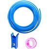 HAXIHA 20 Metri Tubo Aria Compressa Blu,Attacco Rapido Tubo Aria 4mm Diametro Esterno 2.5mm Diametro Interno, Pneumatico per Aria Compressa,Adatto Per il di vari Utensili Pneumatici