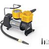 Vitopower - Mini compressore portatile, 140 W, 230 V, 150 PSI, multifunzione