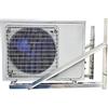 Generic Staffa di supporto universale per condizionatore d'aria per montaggio a parete divisa, staffa CA resistente per pompe di calore e compressori senza condotto, base di supporto per condensatore HVAC