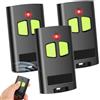 Puiseno 3 Pezzi Sostituzione Telecomando TO.GO 2VA, 2 canali, 433.92 MHz, Compatibile con RSC2-433, TO.GO 2VA, TO.GO 4VA, Trasmissione a 128 e 68 bit