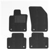 Mats4all Set di tappetini auto Compatibile con Volvo V60 2018-> | Antiscivolo | Con rinforzo | 4 pezzi | Tappetini per auto | Set di tappetini