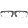 lEUCN Parti Di Ricambio Cornice Decorativa Per Paraurti Anteriore 1 Paio Per Citroen Per C5 Aircross 2017 2018 2019 2020 2021 9817829477 9817829377(Silver)