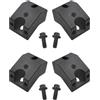 Generic Martinetti for sedili anteriori in lega di alluminio | Accessori auto for riser for sedili anteriori da 1,25 pollici compatibili con Tacoma 2005-2022(4PCS Black)