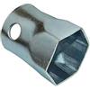 BUZZETTI Chiave per Dado PULEGGIA Ricevitore per Piaggio 300-400-500 Diametro 55 LT 100 mm (5449)